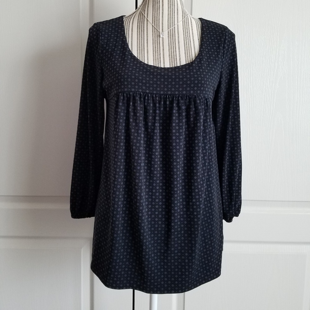 Michael Kors Long Sleeved Patterned Top Size M